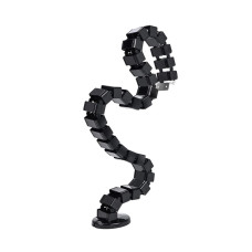 Vertebrae Cable Management for Standing Desk, Adjustable Length Cable Snake, Cord Protection CoverFlexible Cable Spine Cable Raceway Cable Management, for Home Office Sit Stand Desk Workstation